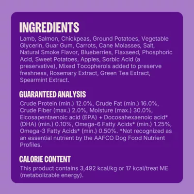 Wellness Soft Puppy Bites Dog Treats - Natural, Lamb & Salmon - Image 6