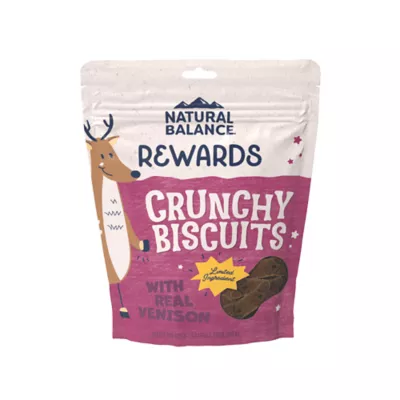 Natural Balance Rewards Crunchy Biscuits All Life Stage Dog Treat Venison