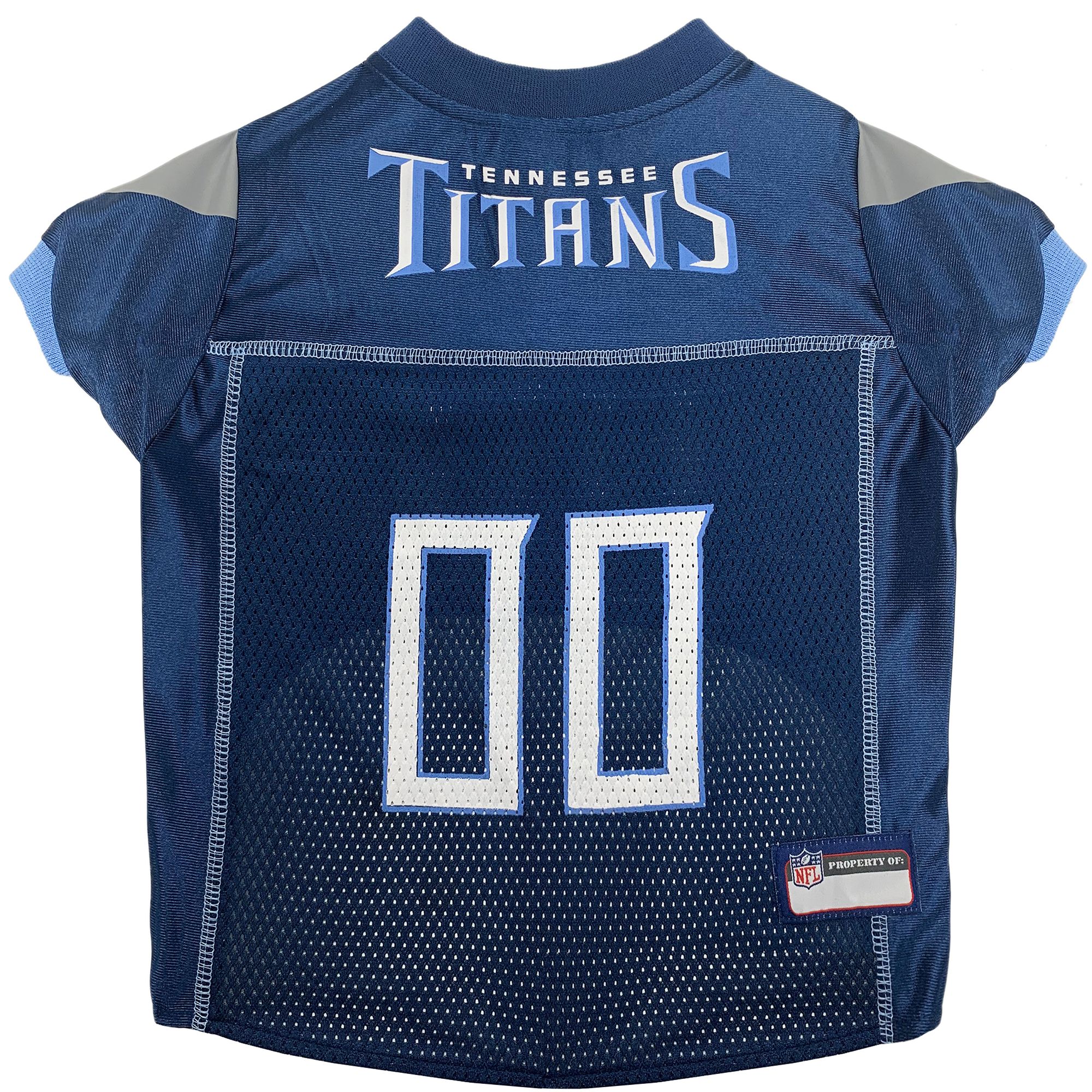 Pets First NFL Dog & Cat Mesh Jersey, Tennessee Titans, X-Small