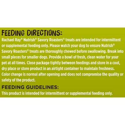 Product Rachael Ray Nutrish Savory Roasters Dog Treat All Ages - Chicken