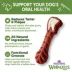 Whimzees Brushzees Large Dog Dental Treats - Vegetable image thumbnail 5