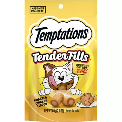 Product TEMPTATIONS Tender Fills Chicken Flavor Adult Cat Treats