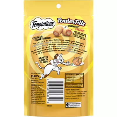 Product TEMPTATIONS Tender Fills Chicken Flavor Adult Cat Treats