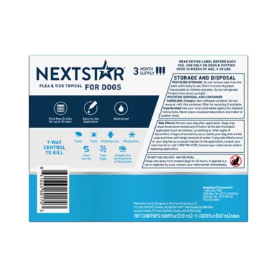 NextStar® Flea & Tick Waterproof Topical Prevention for Small Dogs, 5-22 lbs - Image 2