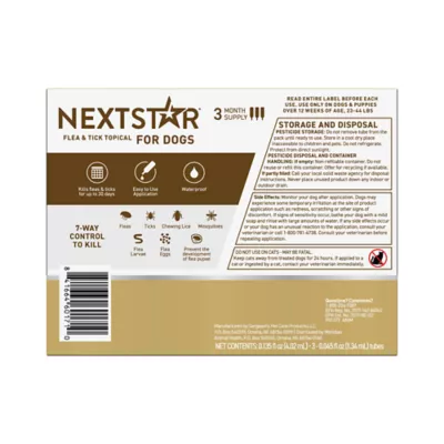 NextStar® Flea & Tick Waterproof Topical Prevention for Medium Dogs, 23-44 lbs - Image 2