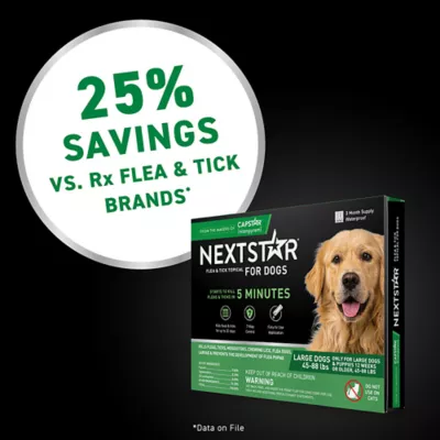 Product NextStar Flea & Tick Treatment Large Dog 45-88 lbs