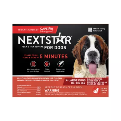 Product NextStar Flea & Tick Treatment X-Large Dog 89-132 lbs