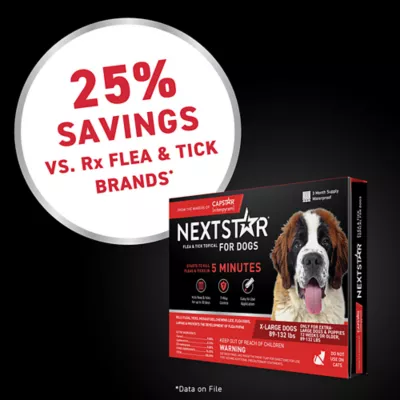 Product NextStar Flea & Tick Treatment X-Large Dog 89-132 lbs