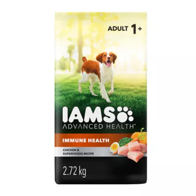 IAMS Advanced Immune Health Adult Dry Dog Food Energy Vitality Support Chicken Superfoods