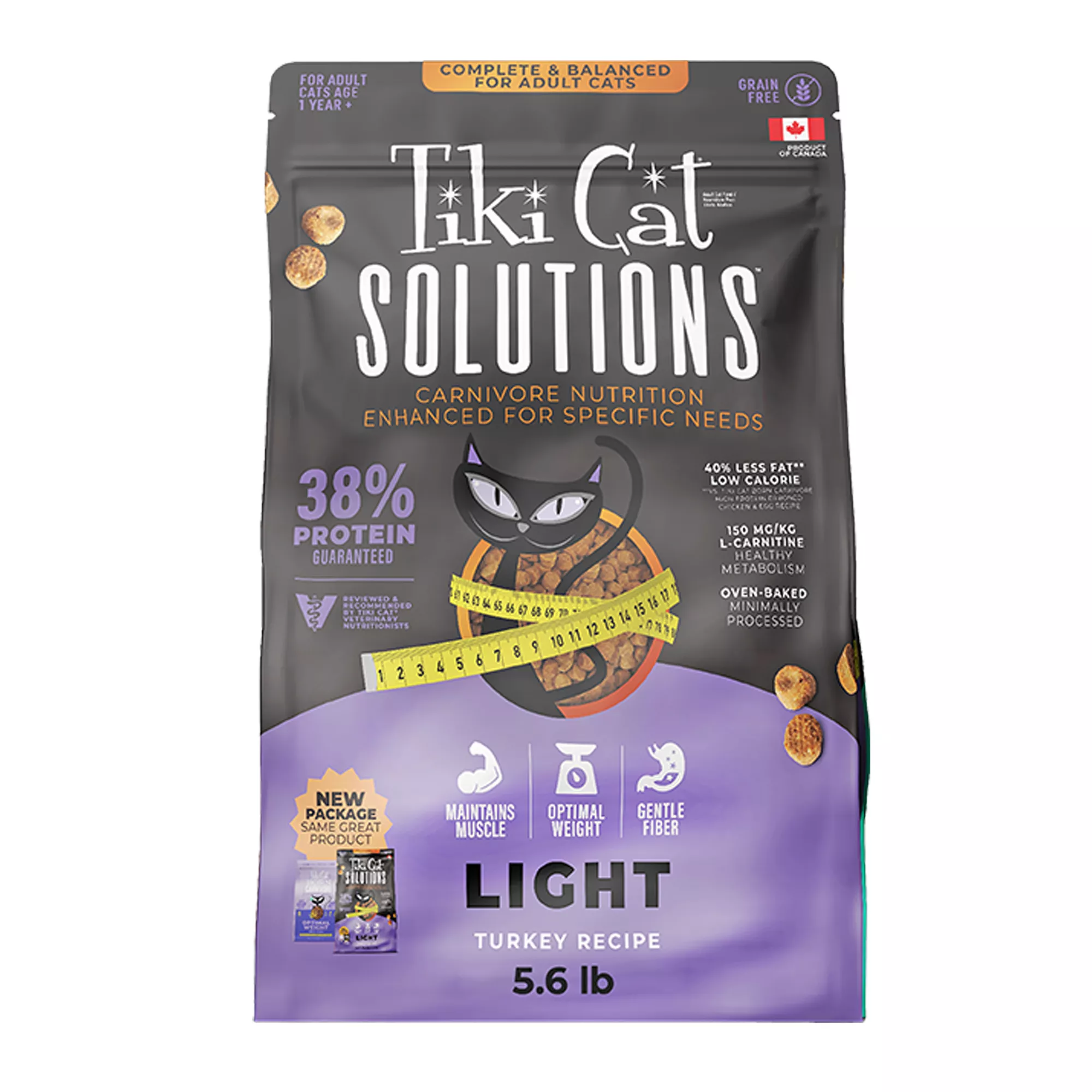 Tiki Cat® Born Carnivore® Optimal Weight Adult Cat Food - Turkey, Non-GMO