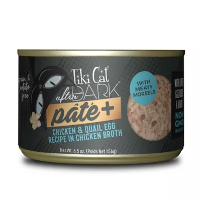 Tiki Cat After Dark Pate+ Adult Cat Wet Food - 5.5 oz - Image 1