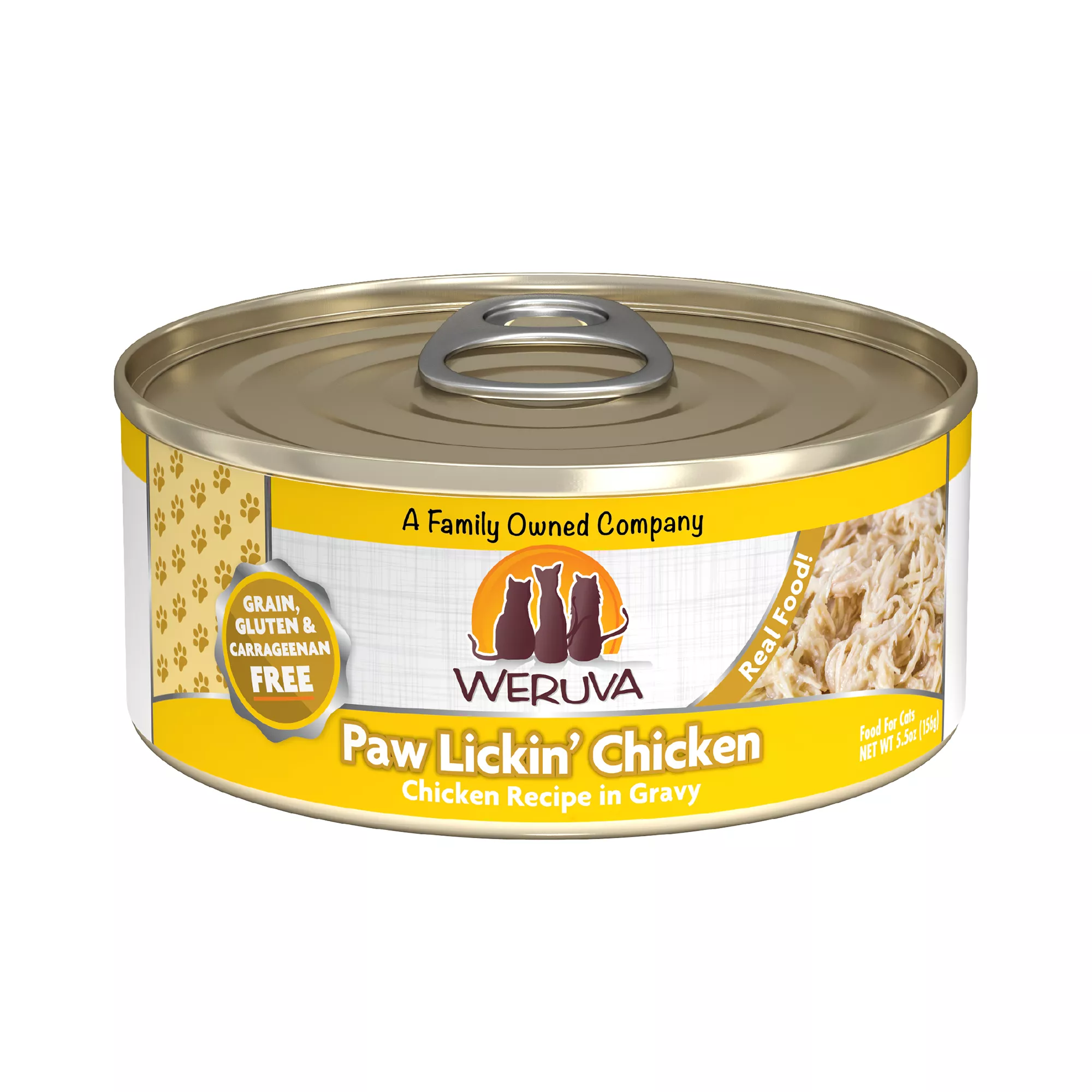 Weruva Classics Wet Cat Food - 5.5 oz, Shreds in Gravy