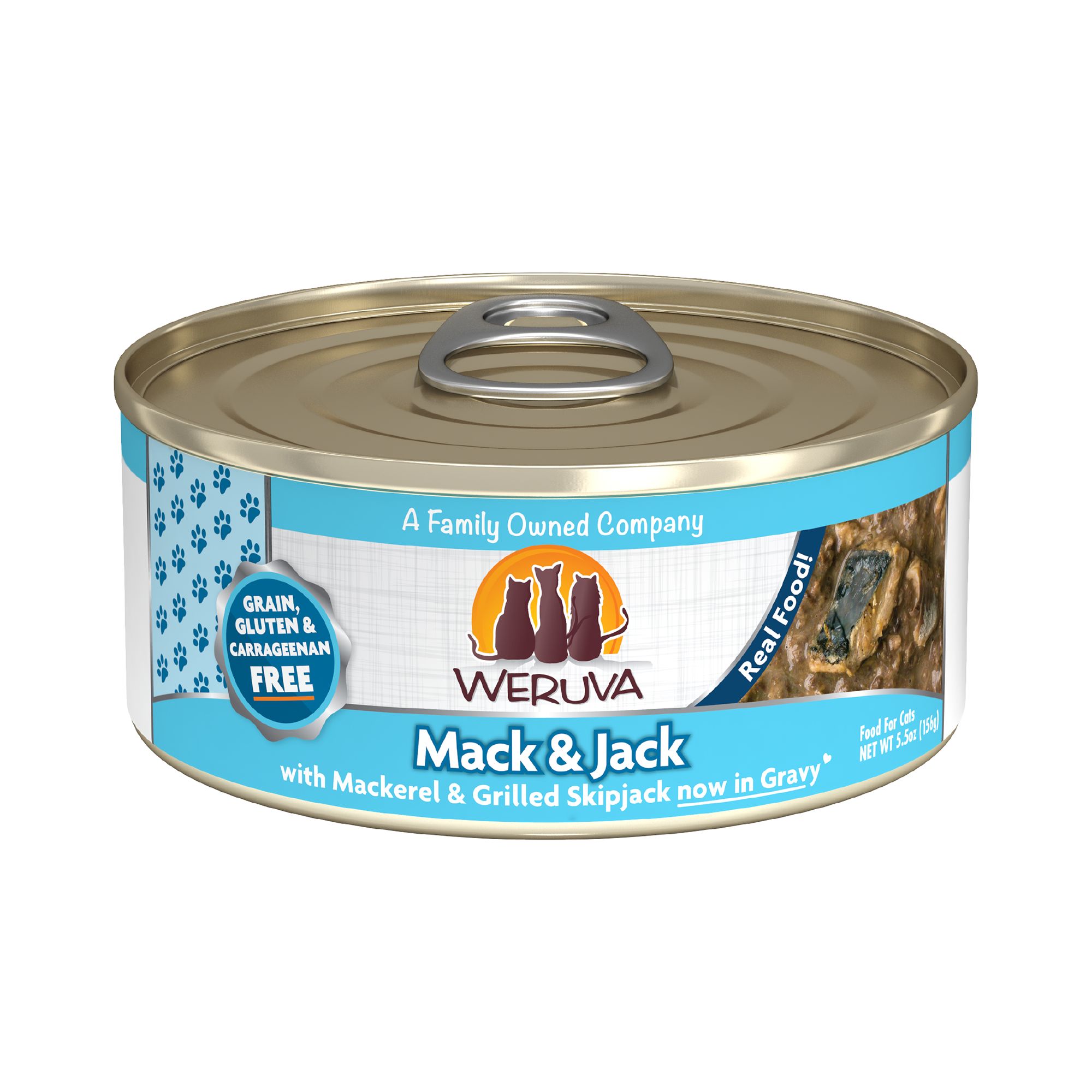 Weruva Classics Wet Cat Food - 5.5 oz, Minced in Gravy