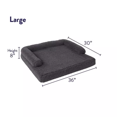 Product Top Paw® Sherpa Couch Dog Bed