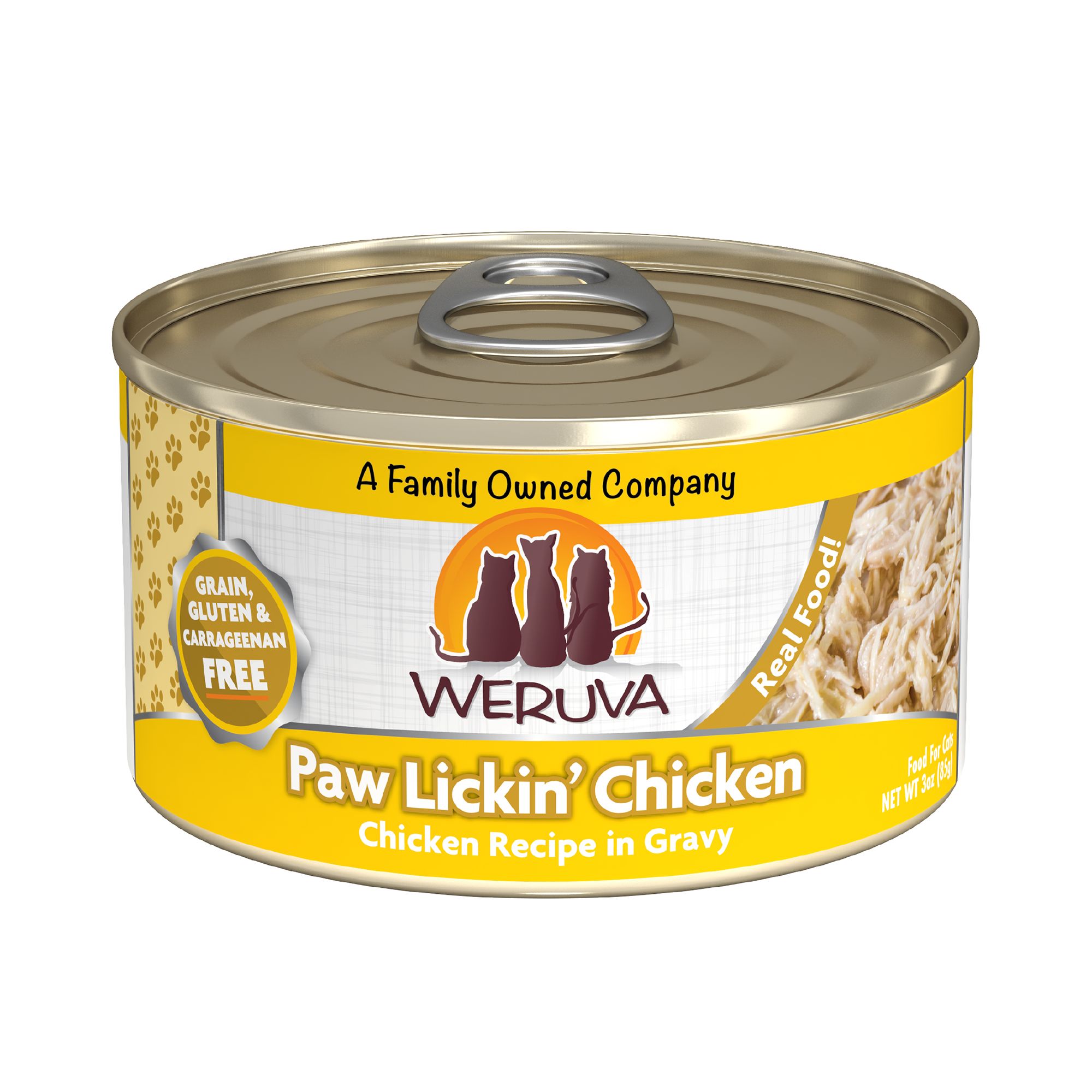 Weruva Classics Wet Cat Food 3 oz Shreds in Gravy cat Wet