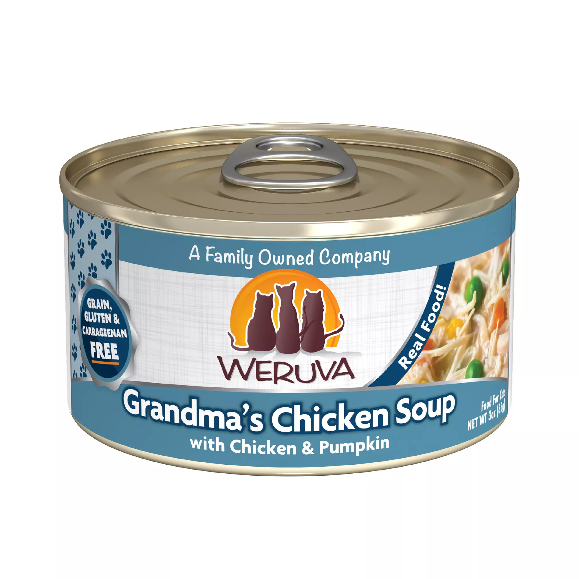 Weruva Classics Wet Cat Food - 3 oz, Shreds in Pumpkin Soup