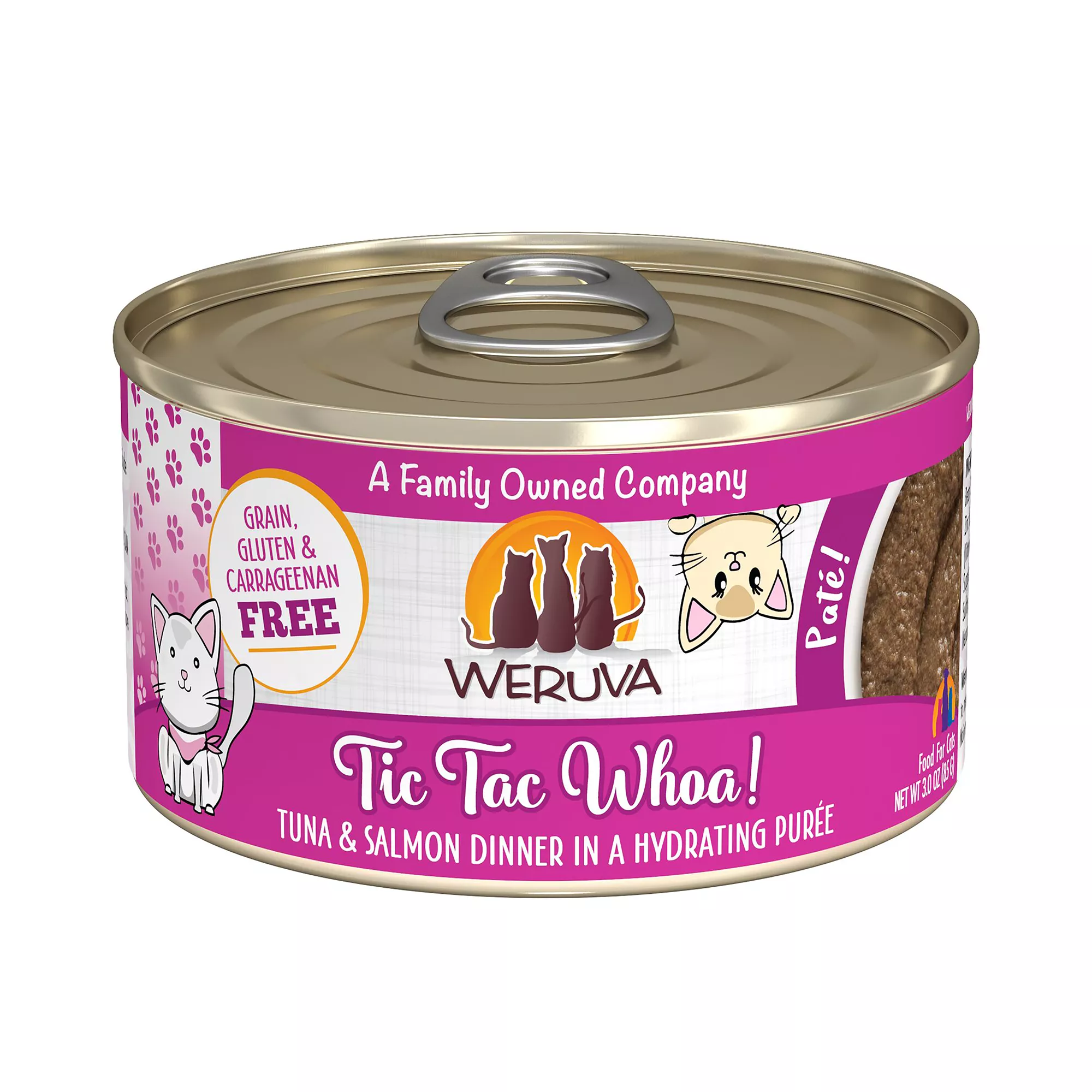 Weruva Pate! Wet Cat Food - Pate in a Hydrating Puree, 3 OZ