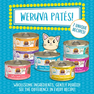 Product Weruva Pate! Wet Cat Food - 3 oz, Pate in a Hydrating Puree