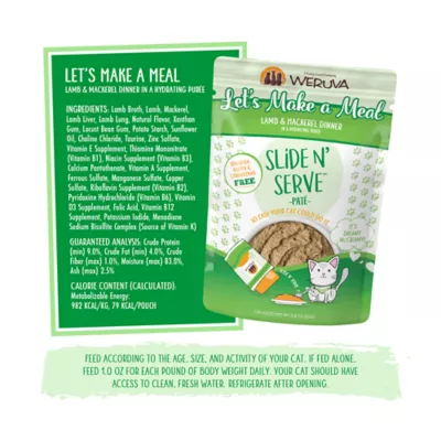 Product Weruva Slide N' Serve Wet Cat Food - Pate in a Hydrating Puree, 2.8 OZ