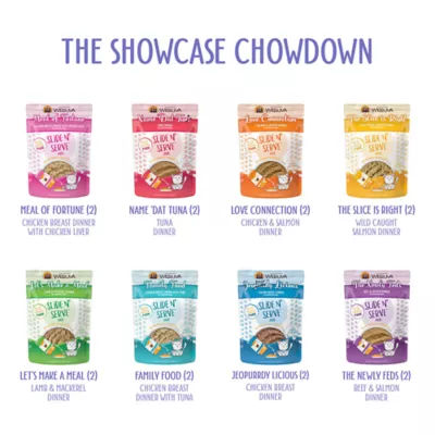 Product Weruva Slide N' Serve The Showcase Chowdown Wet Cat Food - Variety Pack, 16ct