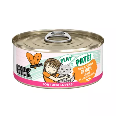 Product B.F.F. PLAY Pate! For Tuna Lovers Wet Cat Food - 5.5 oz, Pate in a Hydrating Puree