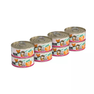 Product Weruva B.F.F. PLAY Pate! For Tuna Lovers Wet Cat Food - Pate in a Hydrating Puree, 5.5 OZ