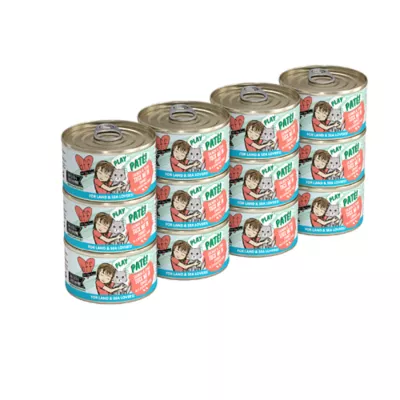 Product B.F.F. PLAY Pate! For Land & Sea Lovers Wet Cat Food - 2.8 oz, Pate in a Hydrating Puree