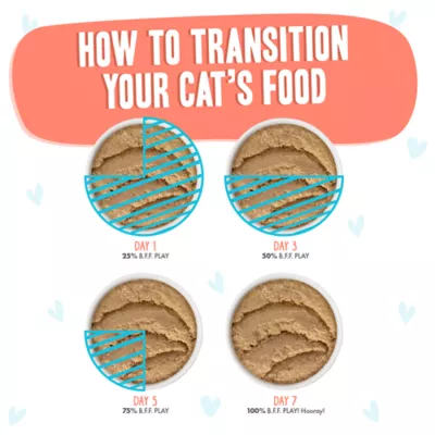 Product B.F.F. PLAY Pate! For Land & Sea Lovers Wet Cat Food - 2.8 oz, Pate in a Hydrating Puree