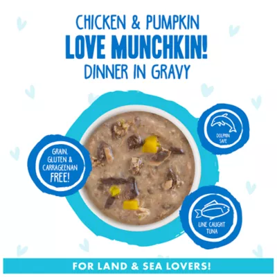 Product Weruva B.F.F. OMG Gravy! For Land & Sea Lovers Wet Cat Food - Minced in Gravy, 2.8 OZ, Can