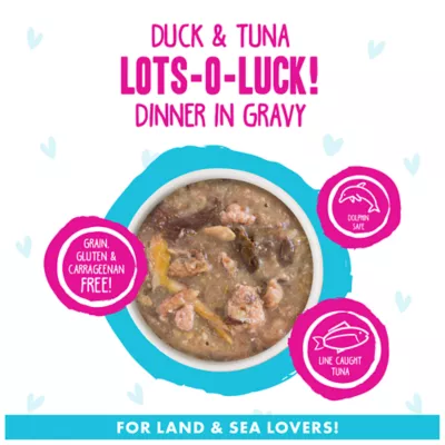 Product B.F.F. OMG Gravy! For Land & Sea Lovers Wet Cat Food - 2.8 oz, Minced in Gravy