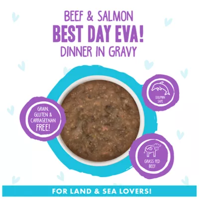 Product Weruva B.F.F. OMG Gravy! For Land & Sea Lovers Wet Cat Food - Minced in Gravy, 2.8 OZ, Can