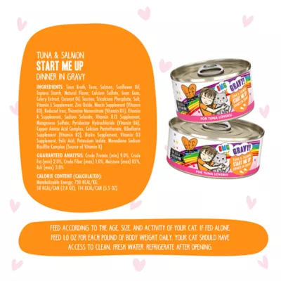 Product Weruva B.F.F. OMG Gravy! For Tuna Lovers Wet Cat Food - Minced in Gravy, 2.8 OZ