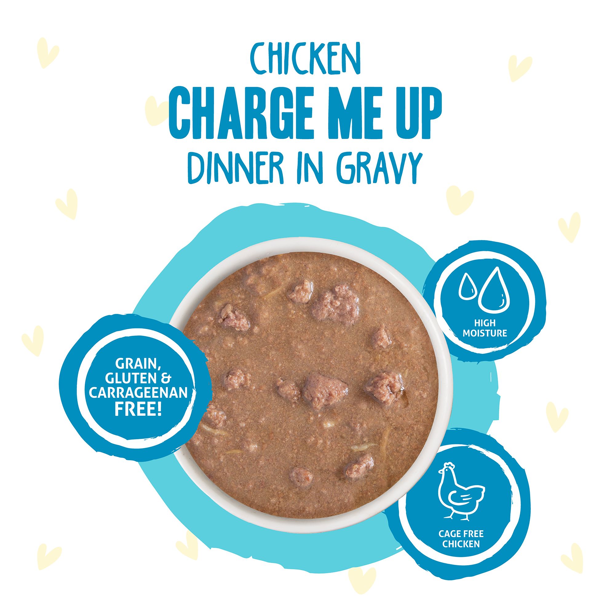 B.F.F. OMG Gravy! For Chicken Lovers Wet Cat Food - Minced In Gravy, 2.8 Oz