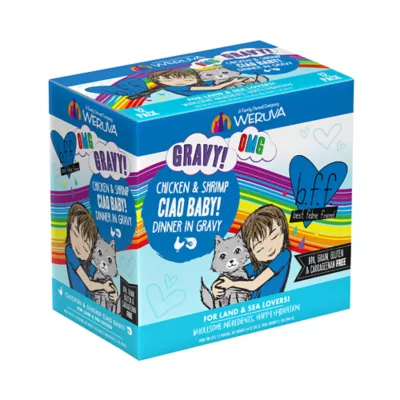 Product B.F.F. OMG Gravy! For Land & Sea Lovers Wet Cat Food - 2.8 oz, Minced in Gravy