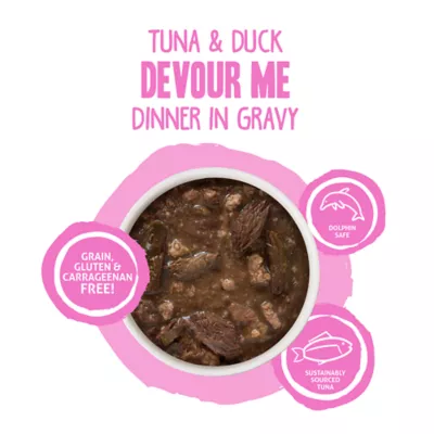 Product Weruva B.F.F. OMG Gravy! For Tuna Lovers Wet Cat Food - Minced in Gravy, 3 OZ