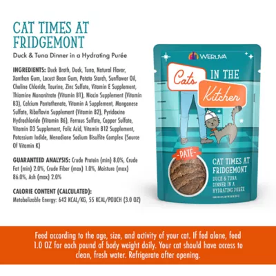 Product Weruva Cats in the Kitchen Slide N' Serve Wet Cat Food - Pate in a Hydrating Puree, 3 OZ