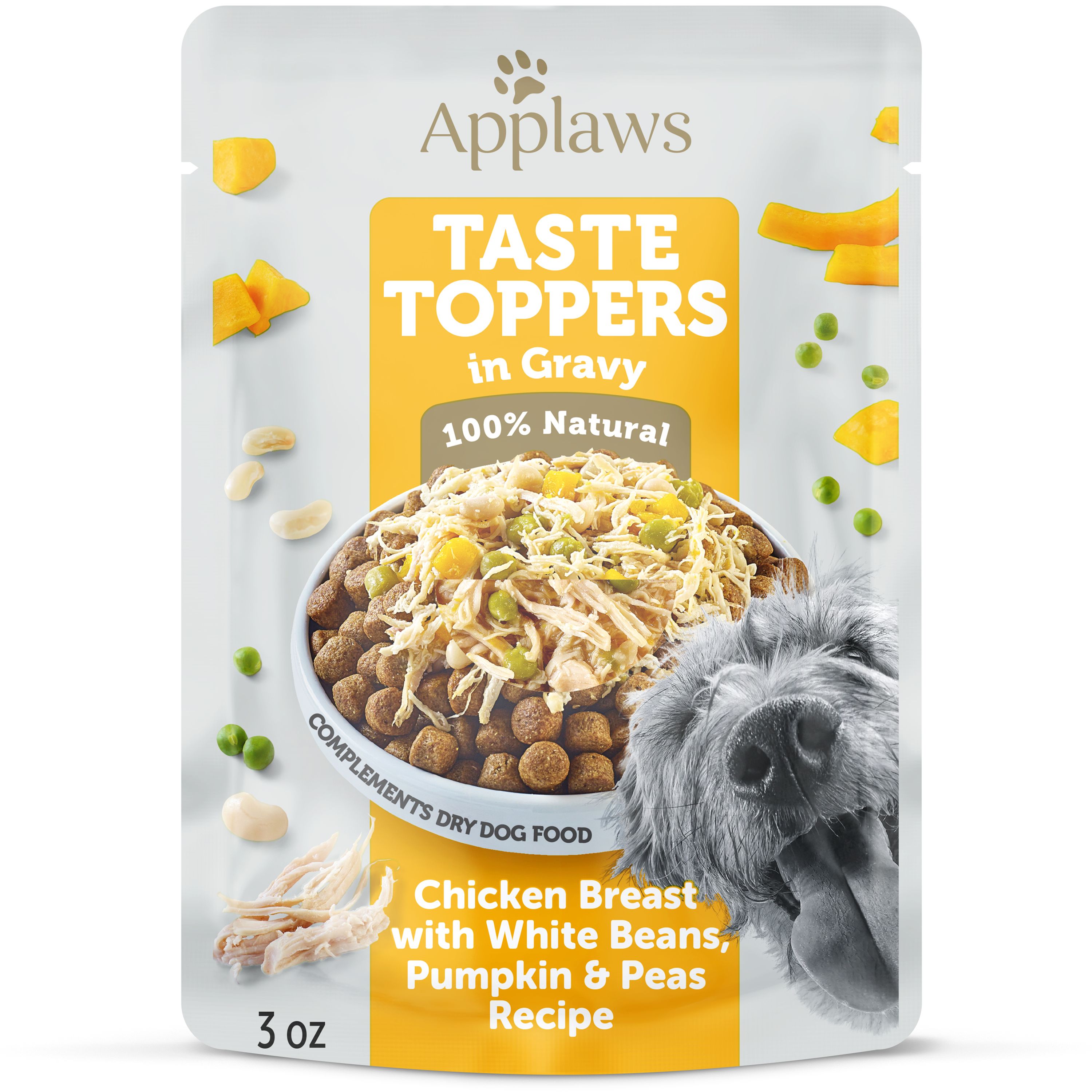 Applaws Taste Toppers All Life Stage Dog Food Topper 3 Oz., In Gravy