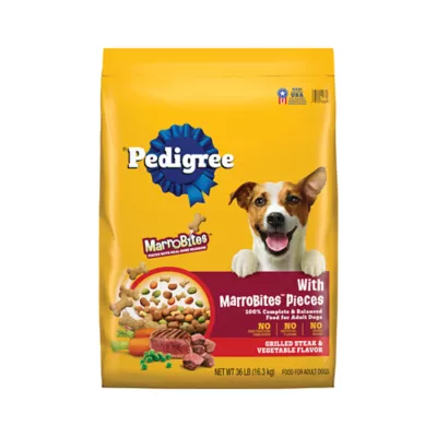 Product Pedigree With MarroBites Pieces Adult Dry Dog Food - Steak & Vegetable