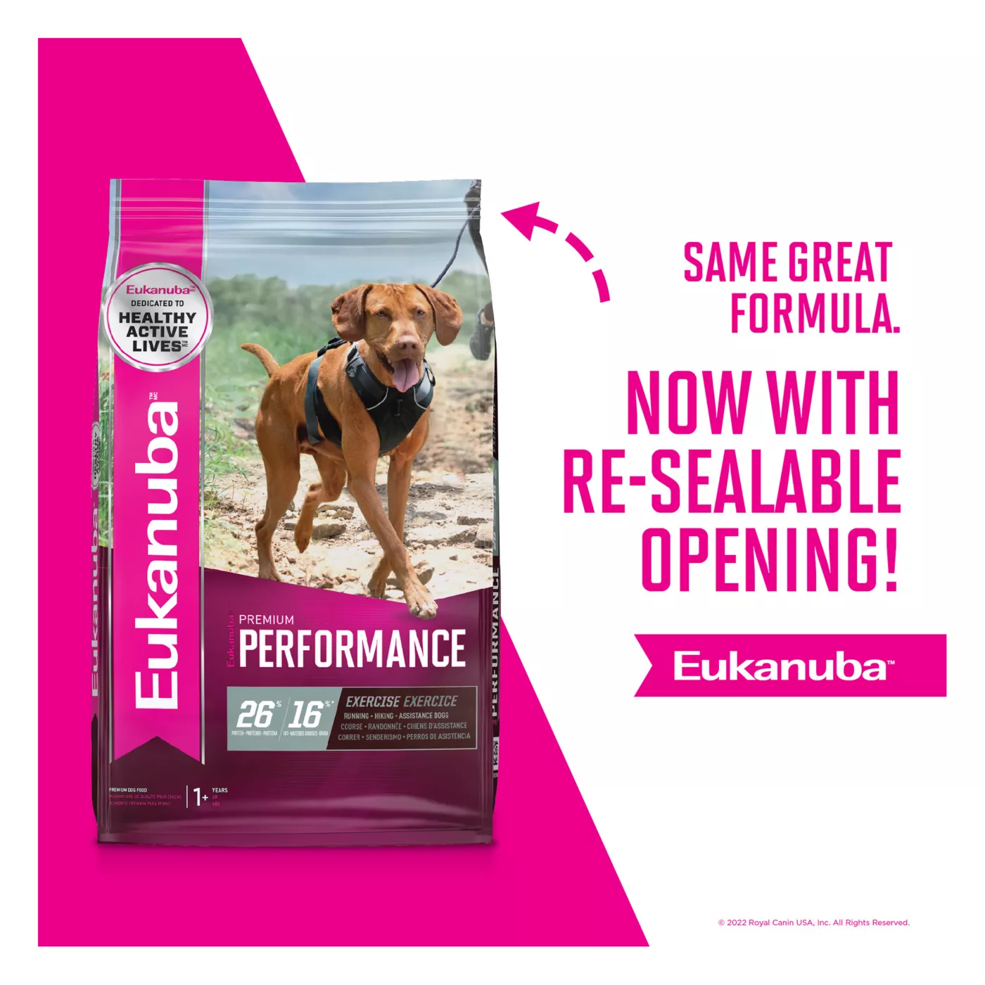 Eukanuba Premium Performance 26 16 Exercise Adult Dry Dog Food Chicken