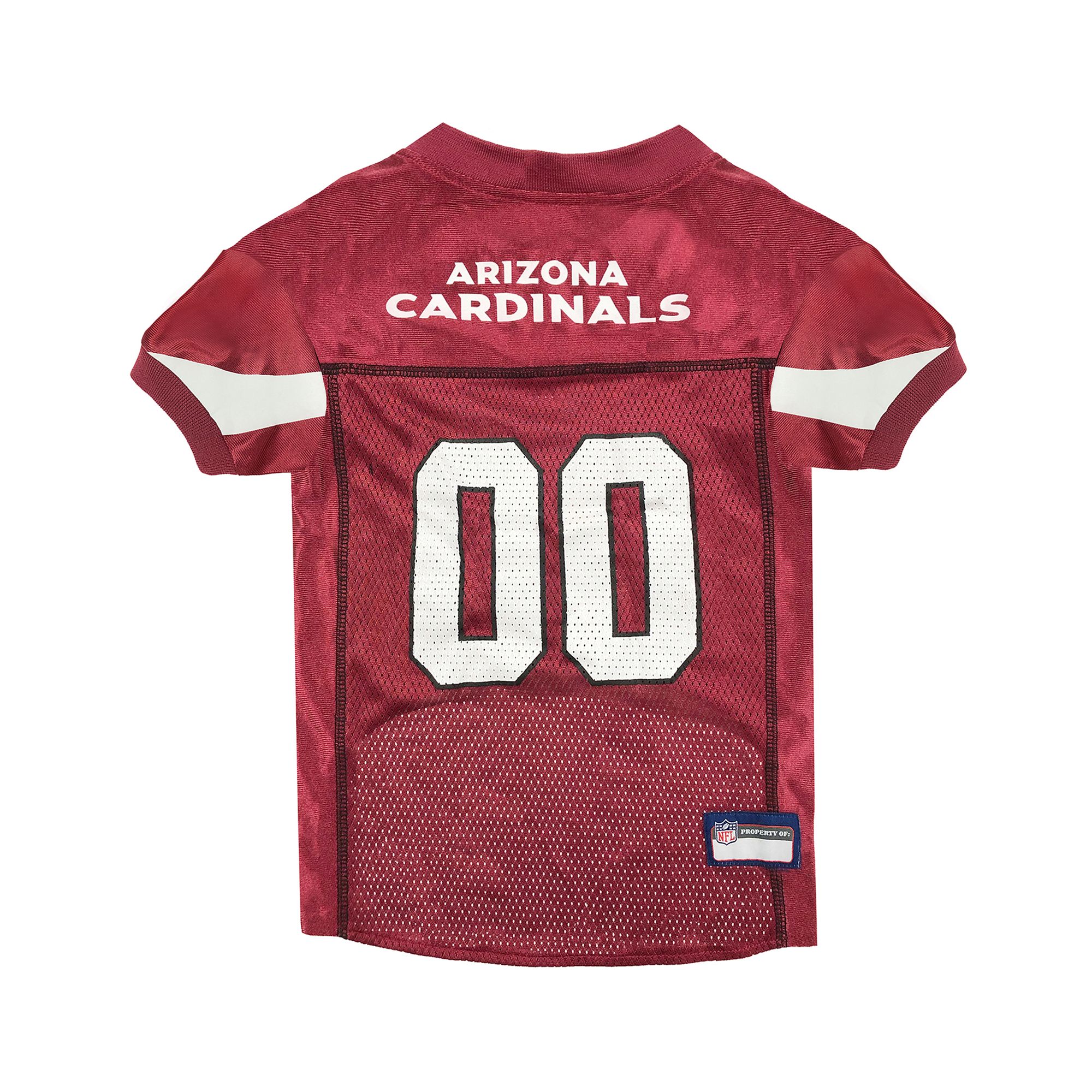 Pets First NFL Arizona Cardinals Licensed Mesh Jersey for Dogs and