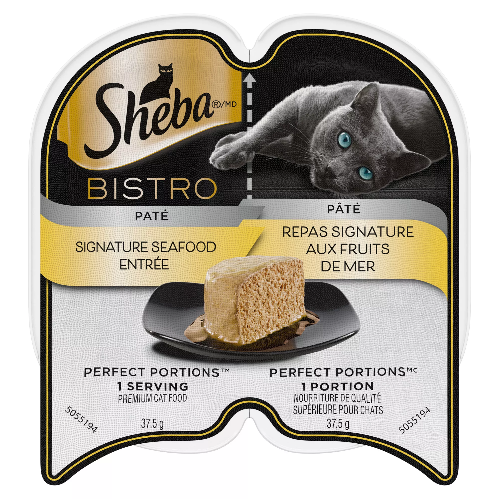 SHEBA Bistro Perfect Portions Adult Wet Cat Food - Natural, Grain Free, Seafood