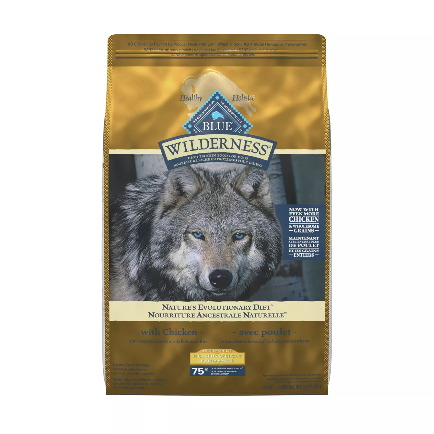 Blue Buffalo® Wilderness™ Adult Dry Dog Food - Natural, High Protein, Wholesome Grains, Chicken