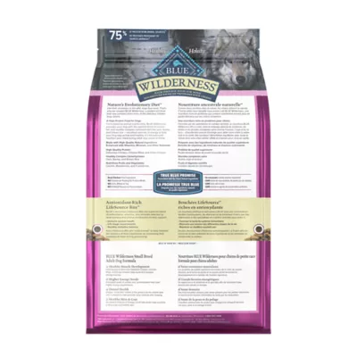Product Blue Buffalo® Wilderness™ Small Breed Adult Dry Dog Food - Natural, High Protein, Chicken
