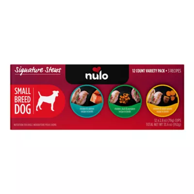 Product Nulo Signature Stews All Life Stage Wet Dog Food - 2.8 Oz., 12 Count, Variety Pack