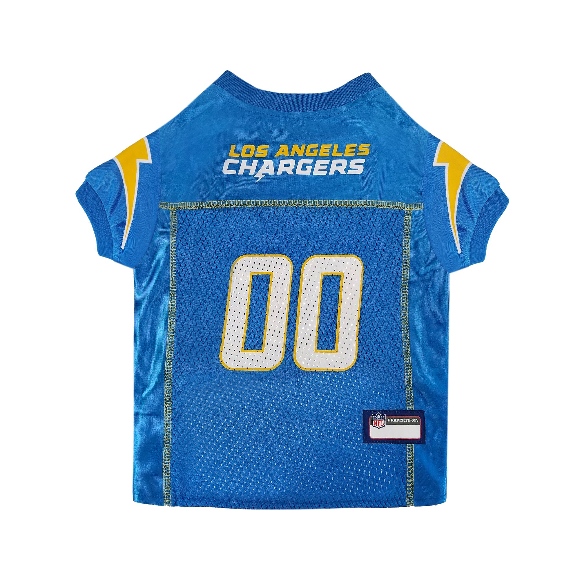 Pets First Los Angeles Chargers Mesh Dog Jersey Small