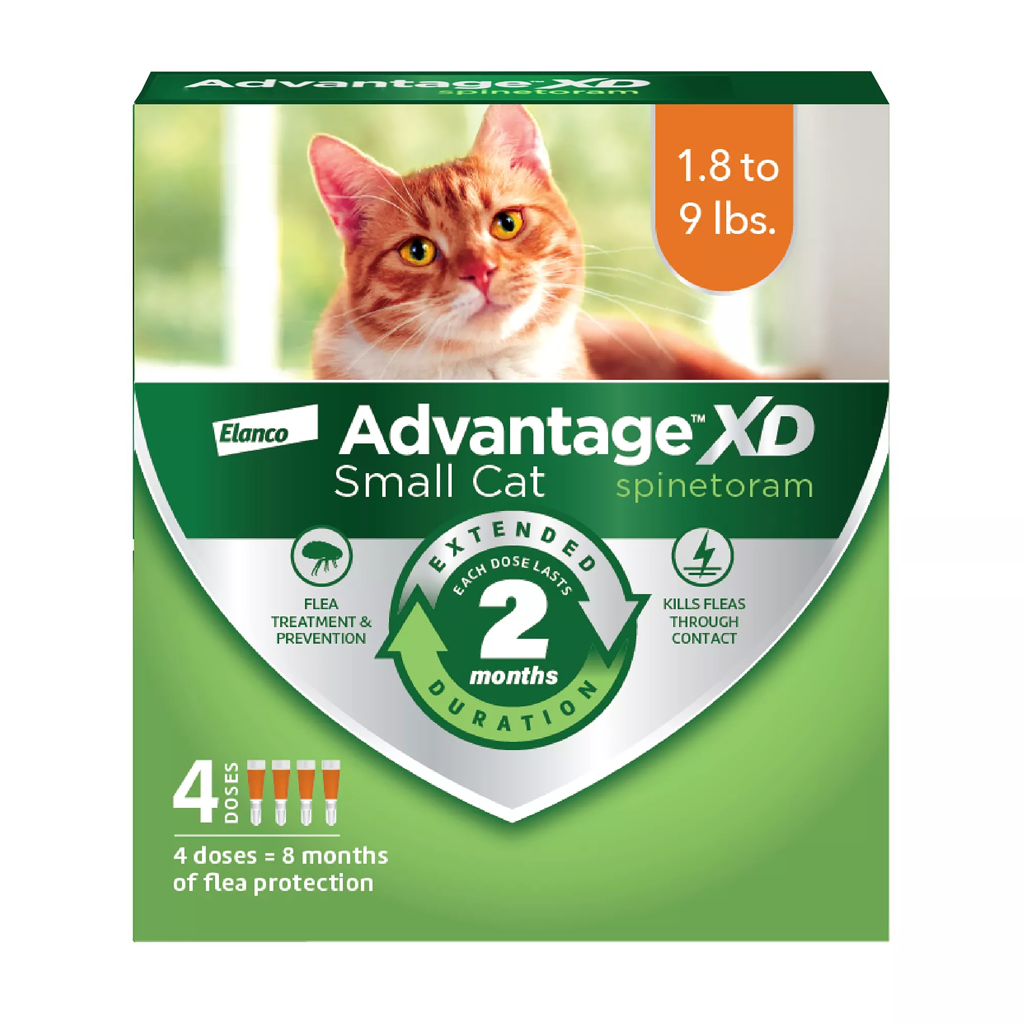 Advantage® XD 1.8-9 lbs Small Cat Flea Prevention & Treatment