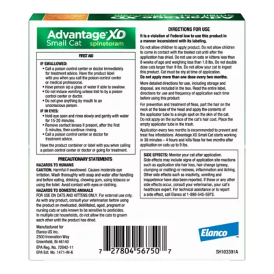 Product Advantage® XD 1.8-9 lbs Small Cat Flea Prevention & Treatment