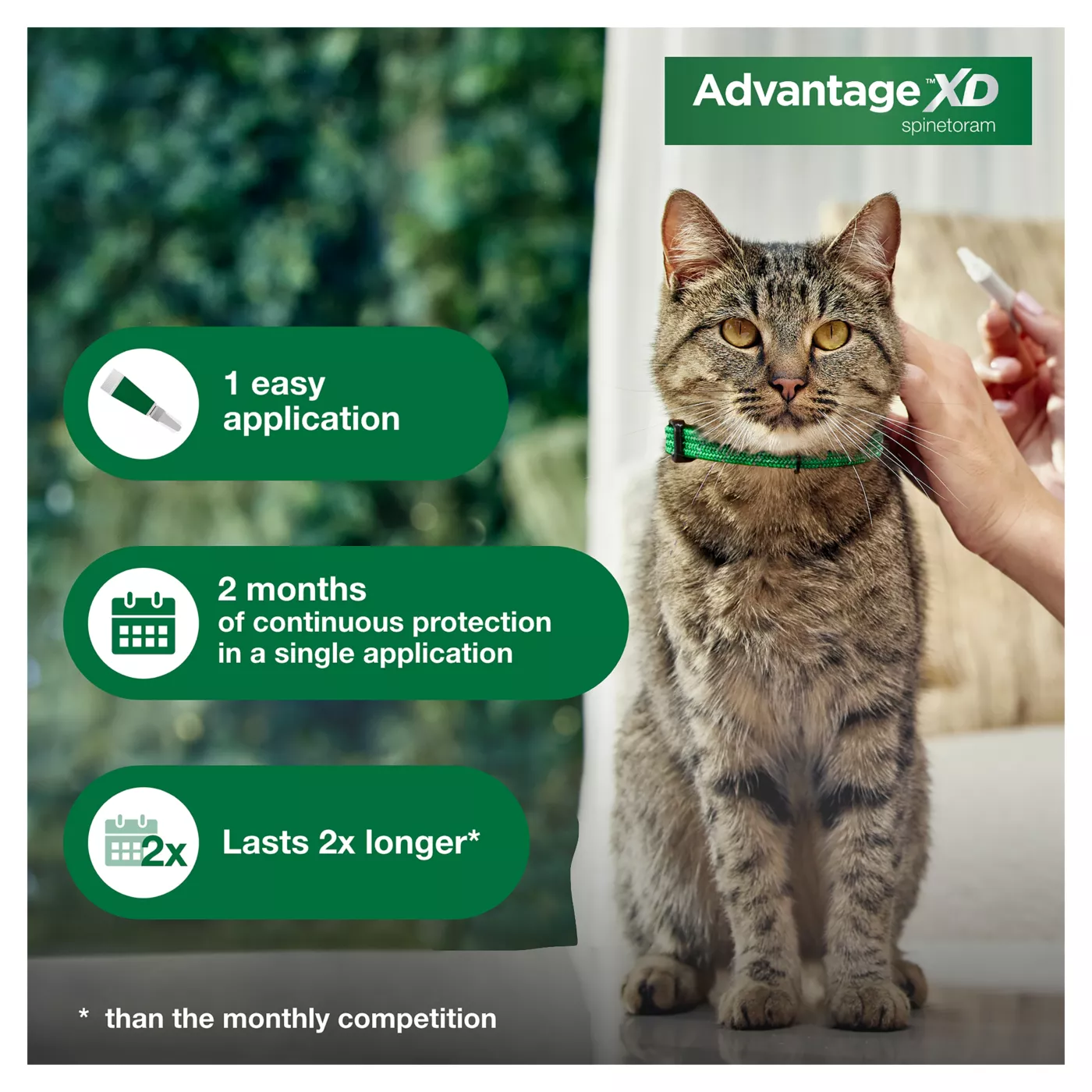 Advantage XD 1.8 9 lbs Small Cat Flea Prevention Treatment