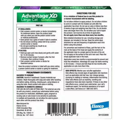 Product Advantage® XD Over 9 lbs Large Cat Flea Prevention & Treatment