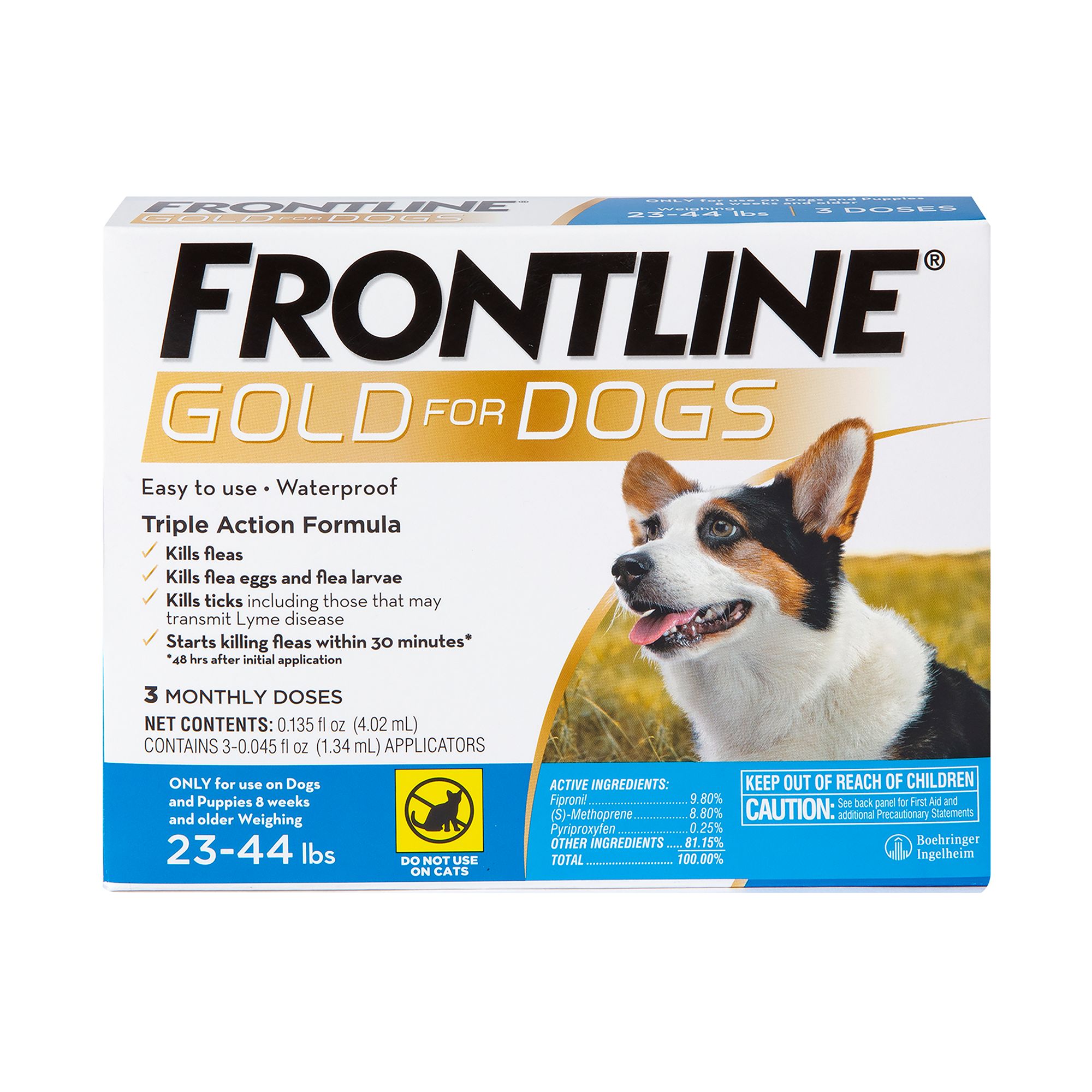 Petsmart on sale frontline gold